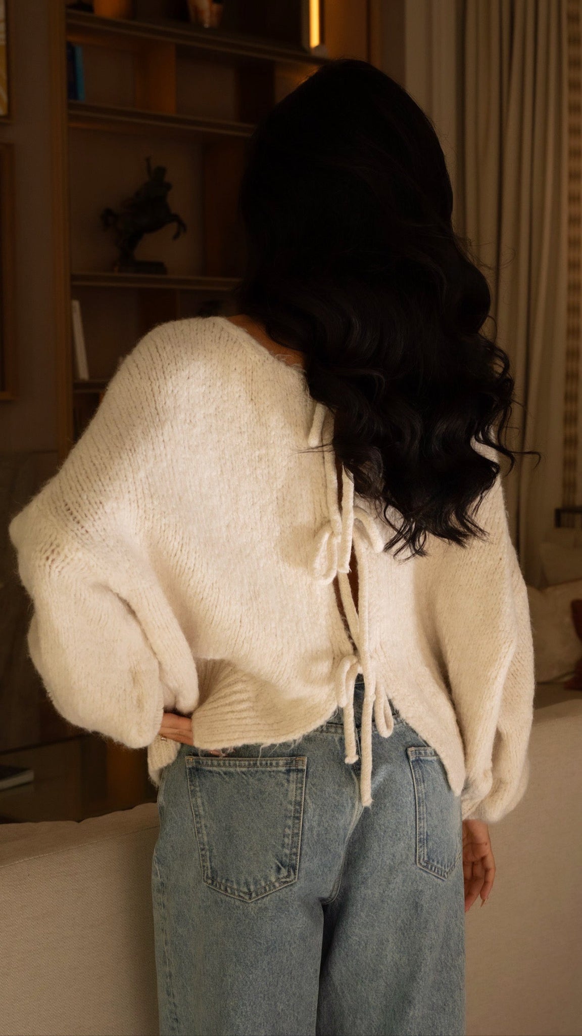 Pull doux à noeuds (10 coloris)