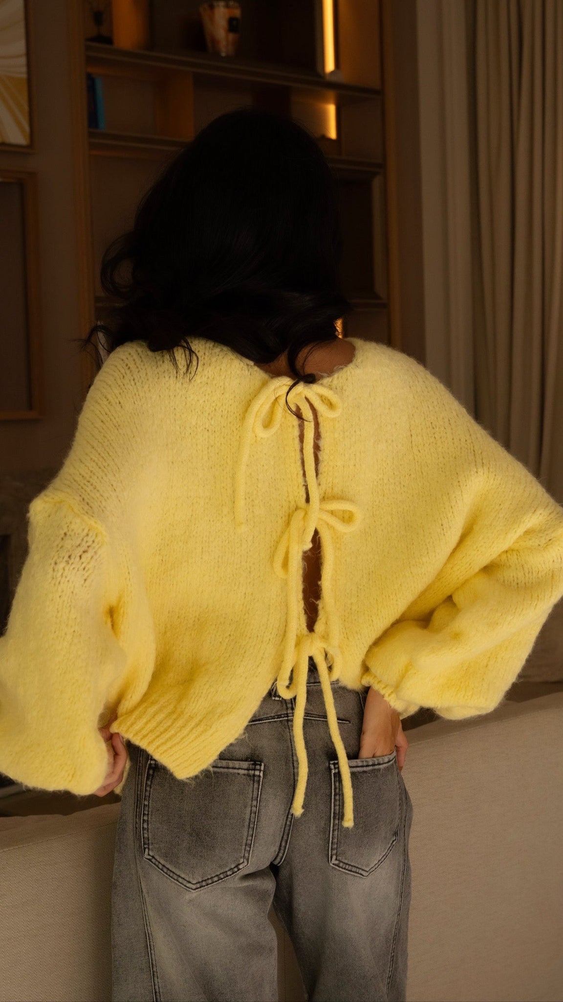 Pull doux à noeuds (10 coloris)